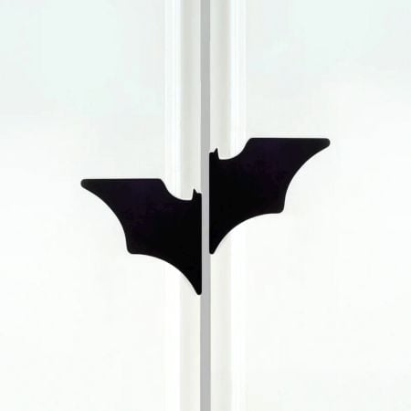 Handcrafted Acacia Wood Batman Cupboard Handles Set